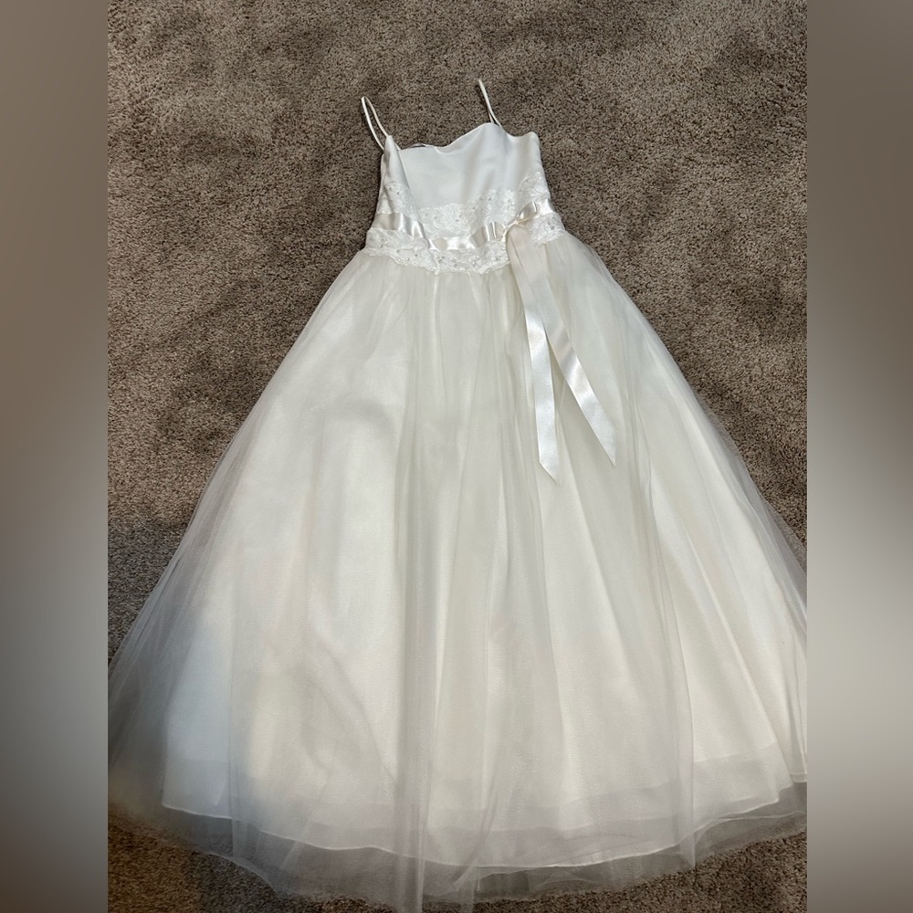 David’s Bridal flower girl dress